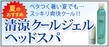 清涼クールジェル ヘッドスパ